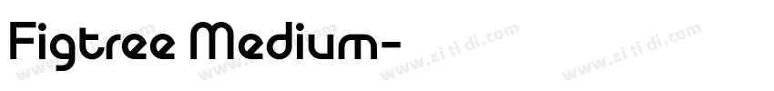 Figtree Medium字体转换